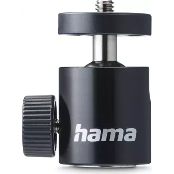 Hama kuulpea statiividele, 50 mm kõrgus, 1/4 tolli keere, Ø 30 mm, must 00005001