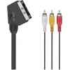 Hama Classic Line SCART - 3 RCA audio/video kaabel, 1,5 m, must 00305015