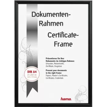 Hama Detroit Alumiinium Üksik Pildiraam Must, Mati, 15 x 20 cm 00175892