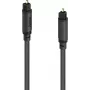 Hama optiline helikaabel, Toslink isane - Toslink isane, 0,75 m, must 00202015