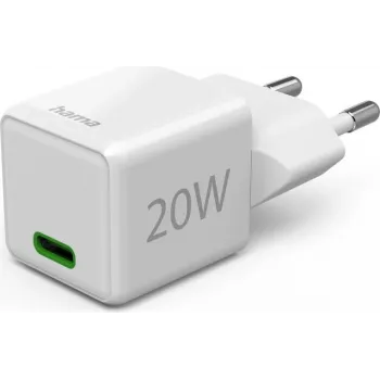 Hama Super Mini USB-C PD seinlaadija 20 W valge (00139548)