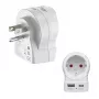 Hama reisiadapter EU-US 1x USB-A USB-C P - kaabel - digitaal/andmed