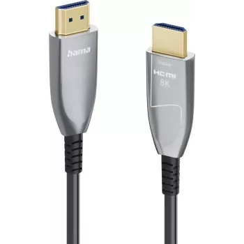 Hama Ultra High Speed HDMI aktiivne optiline kaabel, 8K, 10 m, alumiinium, sertifitseeritud 00202035