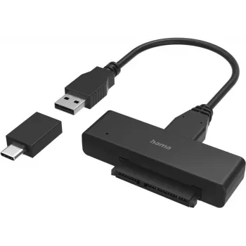 Hama USB 3.0 SATA adapter 2,5-tollistele ja 3,5-tollistele SSD- ja HDD-ketastele (00200761)