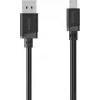 Hama USB-A - Micro-USB laadimis- ja andmekaabel, 1 m, must 00201803