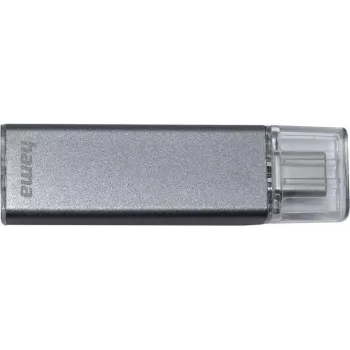 Hama USB-C mälupulk Uni-C Classic 64 GB, USB 3.2 Gen 1, 70 MB/s, antratsiit 00182471