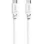 Hama USB-C - USB-C laadimiskaabel, 60 W Power Delivery, 1 m, valge (00201807)
