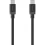 Hama USB-C - USB-C laadimiskaabel, 60W Power Delivery, 1m, must 00201806