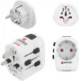 Hama World Travel Pro Light USB universaalne reisiadapteri komplekt, 3-pooluseline, 2x USB, must 00223464