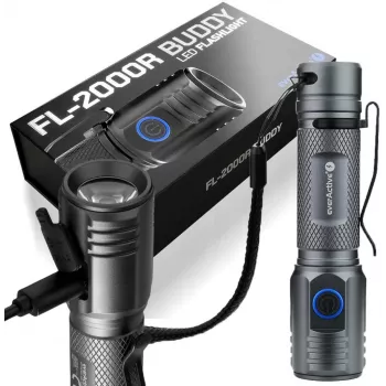 Käeslamp 20W LED everActive FL-2000R Buddy 2000 luumenit IPX4