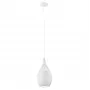Ripplamp E27 Glo Razoni 19 cm Valge