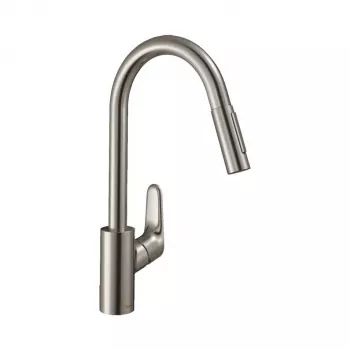 Hansgrohe Focus M41 Ühekäehoob-köögisegisti väljatõmmatava pihustiga, kroom