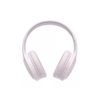 HAV H633BT juhtmevabad kõrvaklapid üle kõrva, Bluetooth 5.3, 30-tunnine aku, kokkupandav disain, sisseehitatud mikrofon, TF-kaardi tugi – roosa