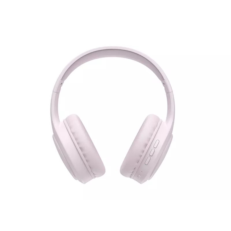 HAV H633BT juhtmevabad kõrvaklapid üle kõrva, Bluetooth 5.3, 30-tunnine aku, kokkupandav disain, sisseehitatud mikrofon, TF-kaardi tugi – roosa
