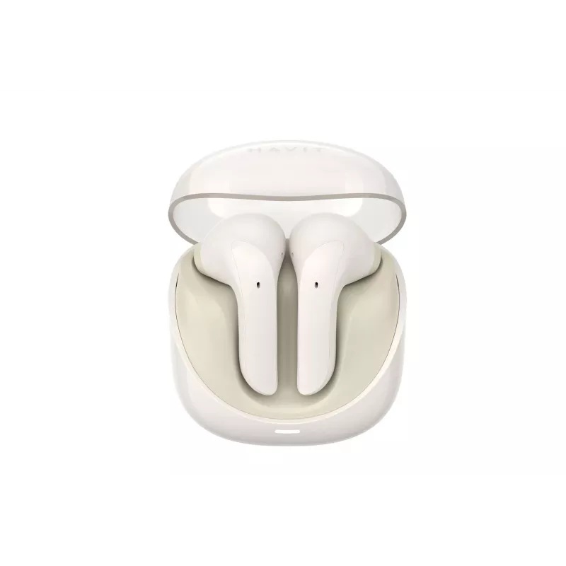 HAVIT TW974 Modern Buds tõelised juhtmevabad kõrvaklapid Bluetooth 5.3-ga, 10mm draiverid, IPX4, puutetundlik juhtimine, USB-C laadimisümbris, 20h kogu taasesitus – beež