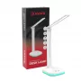 Hawk HWDL001WH LED Lauvalamp Valge, 7W Puutetundlik Dimmer, 3 Värvitemperatuuri, USB Laadimisport