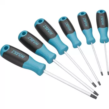 HAZET 811T/6 Töökoja kruvikeerajate komplekt 6-osaline sise-TORX (TX10-TX30)