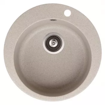 HELIKA Valamu Clarus SR100-110W Graniitkomposiit Köögivalamu Must 780x500mm