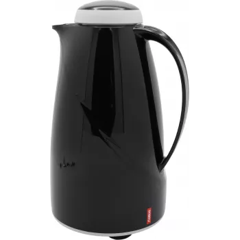 HELIOS Wave vaakumisoleeritud klaaskann 1,5 L, must 2945-002