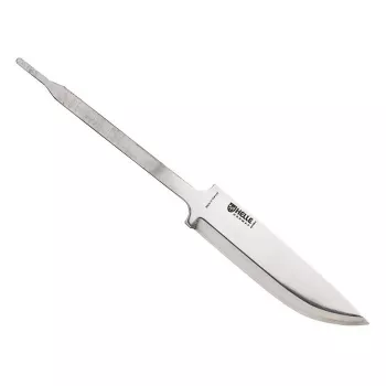 Helle Gaupe K310 Clinch nuga - kolmekordselt lamineeritud roostevaba teras, keerdkasemustriga käepide, nahkkuppel