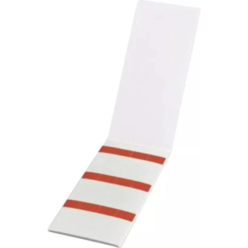 HellermannTyton HELASIGN iselamineeruvad kaablimärgised, punane/läbipaistev, 19 x 38 mm, 60 märgist (10 lehte, 6 tk lehel), PVC 598-31402