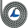 HellermannTyton HWPP25L2 Kaabli spiraalümbris - 2 m, 25 mm, must, polüpropüleen (PP)