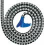 HellermannTyton HWPP25L2 Kaabli spiraalümbris - 2 m, 25 mm, must, polüpropüleen (PP)