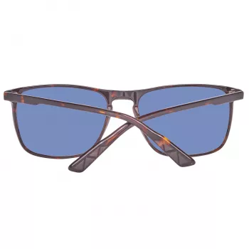 Helly Hansen HH5004-C01-57 Meeste Ristkülikukujulised Päikeseprillid, Must Raam, Hall Lääts, 57/18/140 mm