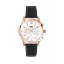 HENRY LONDON Naiste Kell HL39-CS-0036 39mm Roosakuldse Tooniga Roostevabast Terasest Korpus Roheline Sihtnäidik Roheline Nahkrihm