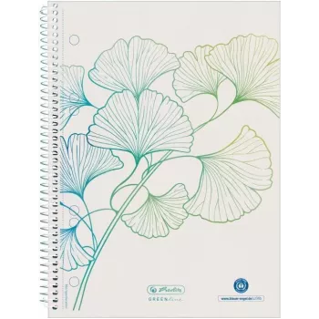 HERLITZ GREENline märkmik A5 70 lehte jooneline valge 50033508