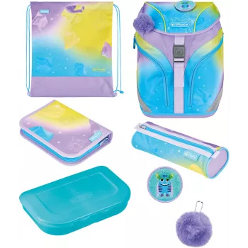 Herlitz SoftLight GREENline Little Monster algkooli seljakott 16L Roheline