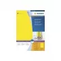 HERMA SuperPrint kaustamärgised kollased 61 x 192 mm 400 märgist (100 lehte x 4) 4296