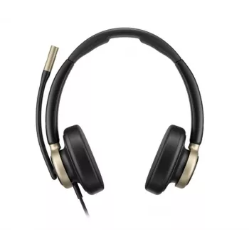 Hewlett Packard Poly Mission 820 Stereo USB juhtmega peakomplekt mürasummutava poom-mikrofoniga - must