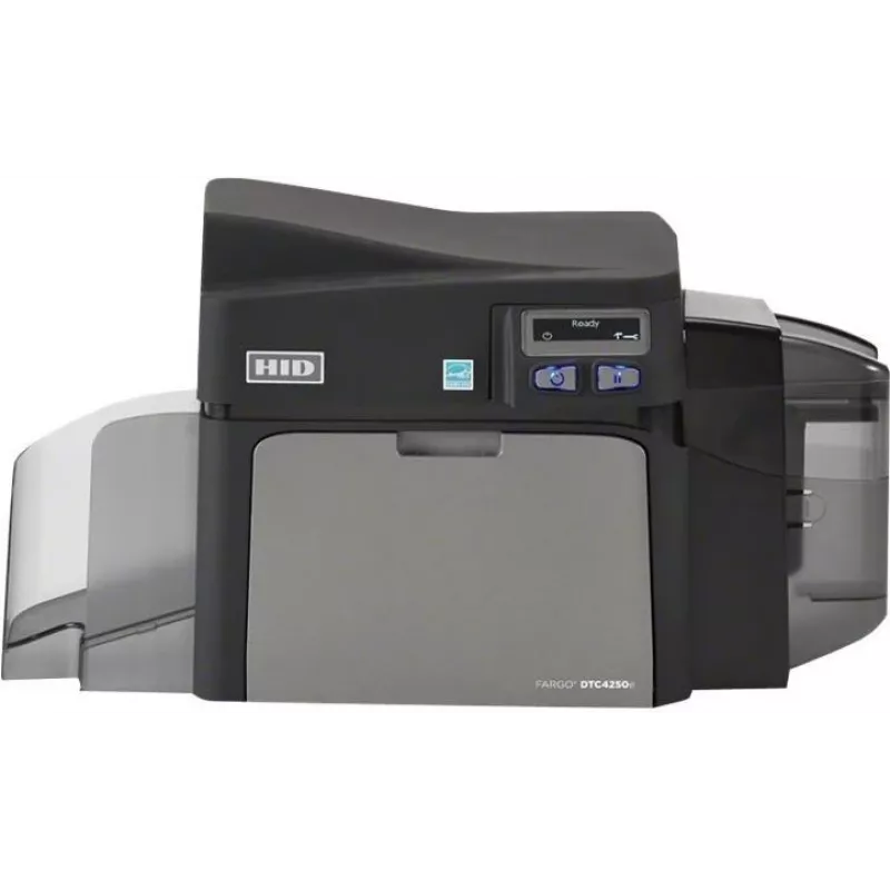 HID Fargo DTC4250e ühepoolne plastikkaardiprinter värvisublimatsiooniga, CR-80, USB ja Ethernet