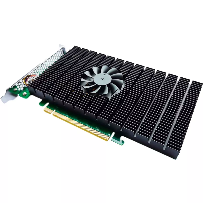 HighPoint SSD7505 PCIe 4.0 NVMe RAID Controller - 5x M.2 SSD, kuni 28,000 MB/s
