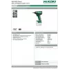 HIKOKI WH18DD 18V akulöökmutterkeeraja, 0-3200 p/min, 0-400 IPM