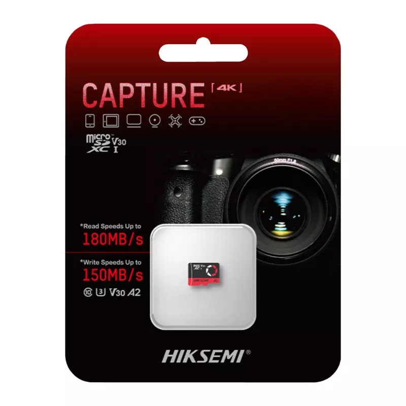 Hiksemi Capture V30 64GB microSDXC mälukaart (ilma adapterita)