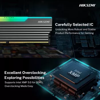 HIKSEMI Future RGB 16GB komplekt (2x8GB) 3600MHz DDR4 lauaarvuti mängumälu must