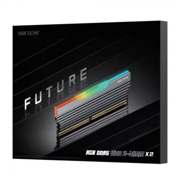 HIKSEMI Future RGB 32GB (2x16GB) 6000MHz DDR5 UDIMM mälukomplekt, CL30, must