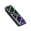 Hiksemi M.2 SSD Jahutusradiaator MH1 - Alumiiniumsulamist Passiivne Radiator Vase Soojustoruga NVMe 2280 jaoks, Must