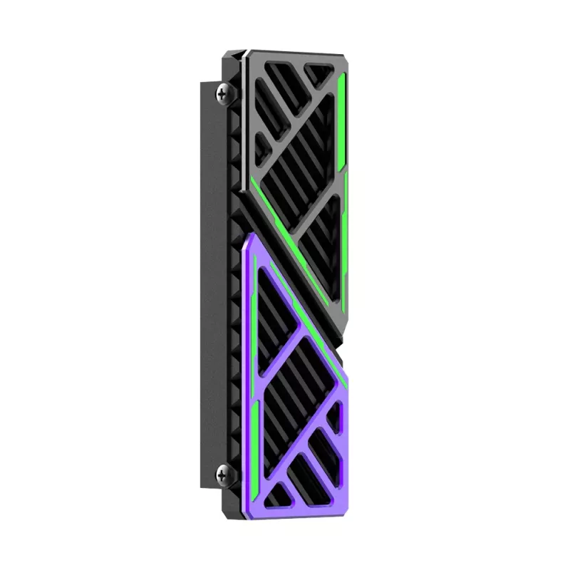Hiksemi M.2 SSD Jahutusradiaator MH1 - Alumiiniumsulamist Passiivne Radiator Vase Soojustoruga NVMe 2280 jaoks, Must