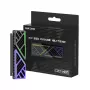 Hiksemi M.2 SSD Jahutusradiaator MH1 - Alumiiniumsulamist Passiivne Radiator Vase Soojustoruga NVMe 2280 jaoks, Must