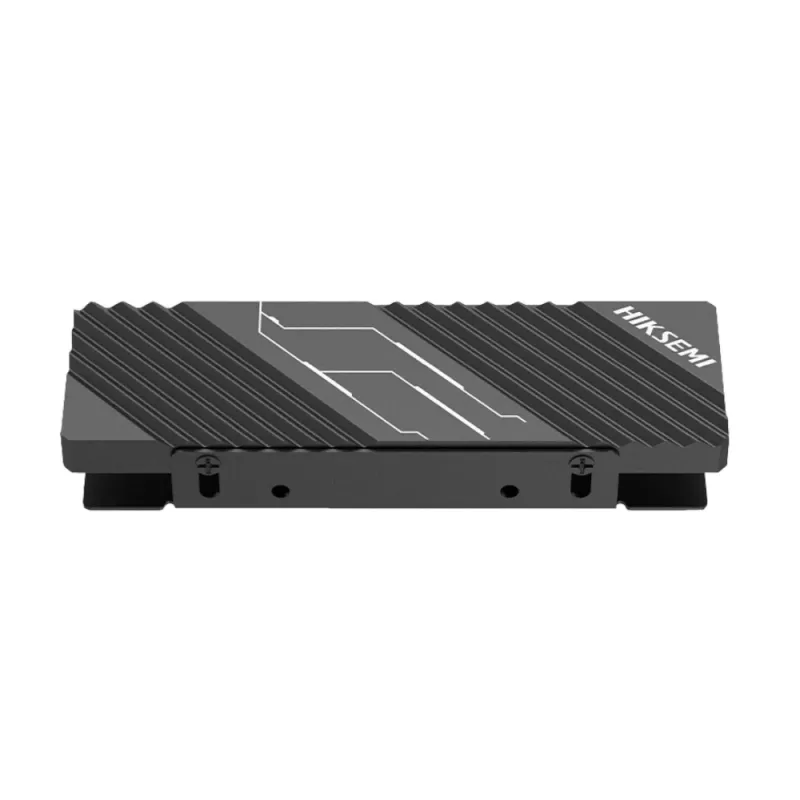 Hiksemi MH2 M.2 NVMe SSD jahutusradiaator, alumiiniumisulamist passiivne jahuti kahe termopadjaga, ilma tööriistadeta kinnitusdisain, must