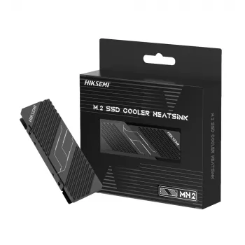Hiksemi MH2 M.2 NVMe SSD jahutusradiaator, alumiiniumisulamist passiivne jahuti kahe termopadjaga, ilma tööriistadeta kinnitusdisain, must