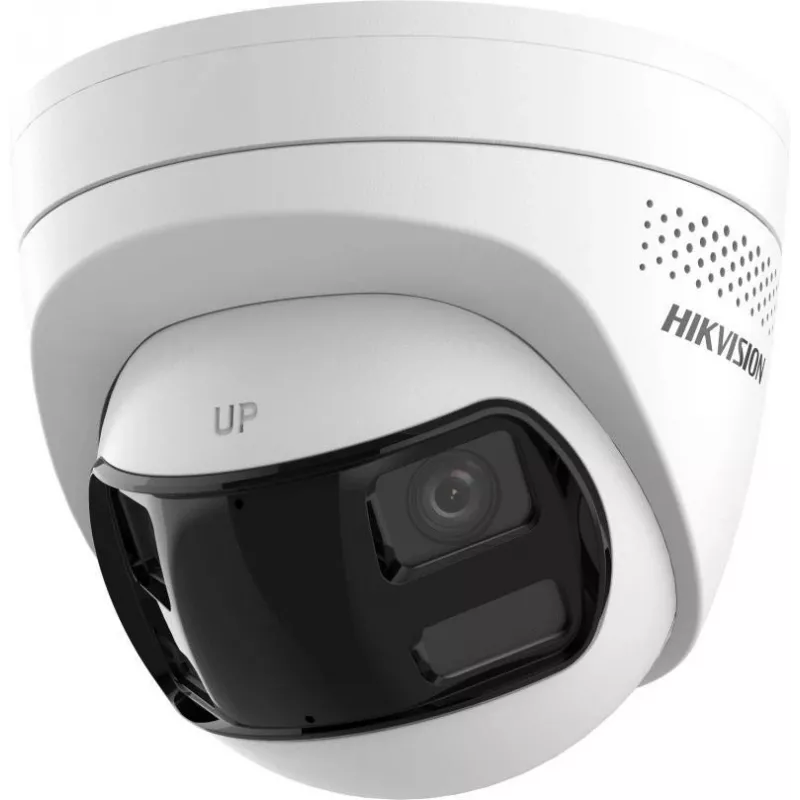 Hikvision DS-2CD1383G2P-LIUF/SL 8 MP Smart Hybrid Light Turret IP-kaamera kahesuunalise heliga, 2.0 mm objektiiv