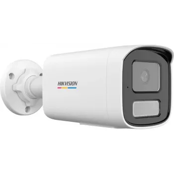 Hikvision DS-2CD1T47G3-LIU(2.8mm) 4MP ColorVu Lite Bullet IP-kaamera valge valguse, sisseehitatud mikrofoniga, H.265+, IP67, PoE