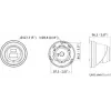 Hikvision DS-2CD2343G2-LI2U(2.8mm) 4MP Turret IP-kaamera, Live-Guard, AcuSense, must