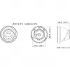 Hikvision DS-2CD2343G2-LI2U/SL 2.8mm PL AcuSense 4MP Turret IP-kaamera Smart Hybrid Lightiga