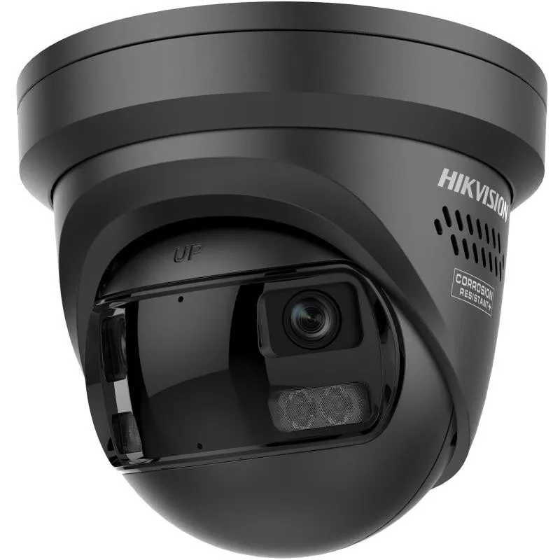 Hikvision DS-2CD2363G2P-LISU/SL 180° panoraamne AcuSense võrgukaamera, 2×4mm objektiiv, 3840×1080, must DS-2CD2363G2P-LISU/SL(180°)(O-STD)/BLACK