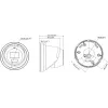 Hikvision DS-2CD2367G3-LIS2UY/SL 2.8mm 6MP välistingimustes kasutatav võrgukaamera torn AcuSense, kahesuunalise heli ja valge valgusega